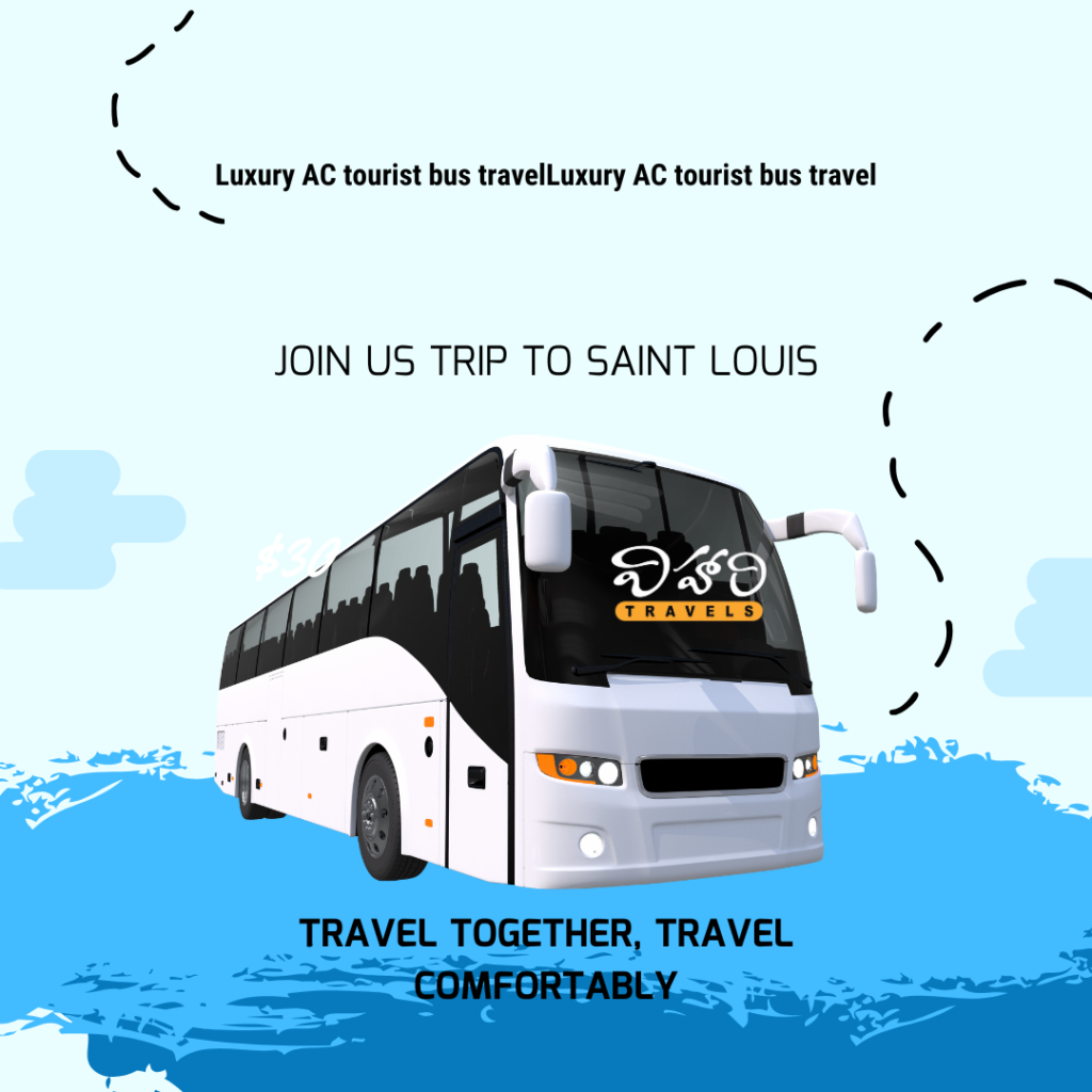 AC tourist bus rental for comfortable group travel
