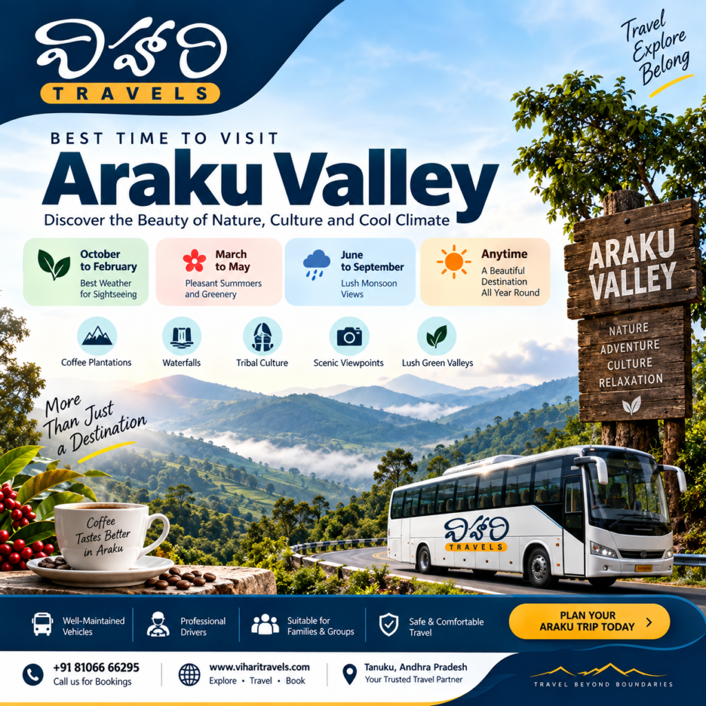 Best Time to Visit Araku Valley