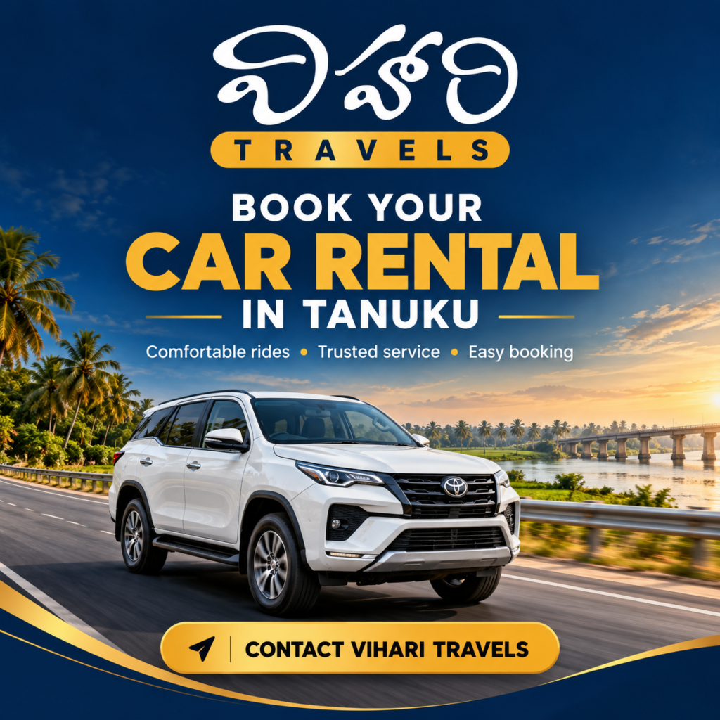 Tourist Bus Rental in Tanuku